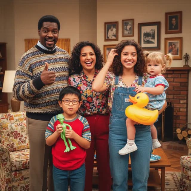 90s Family Sitcom