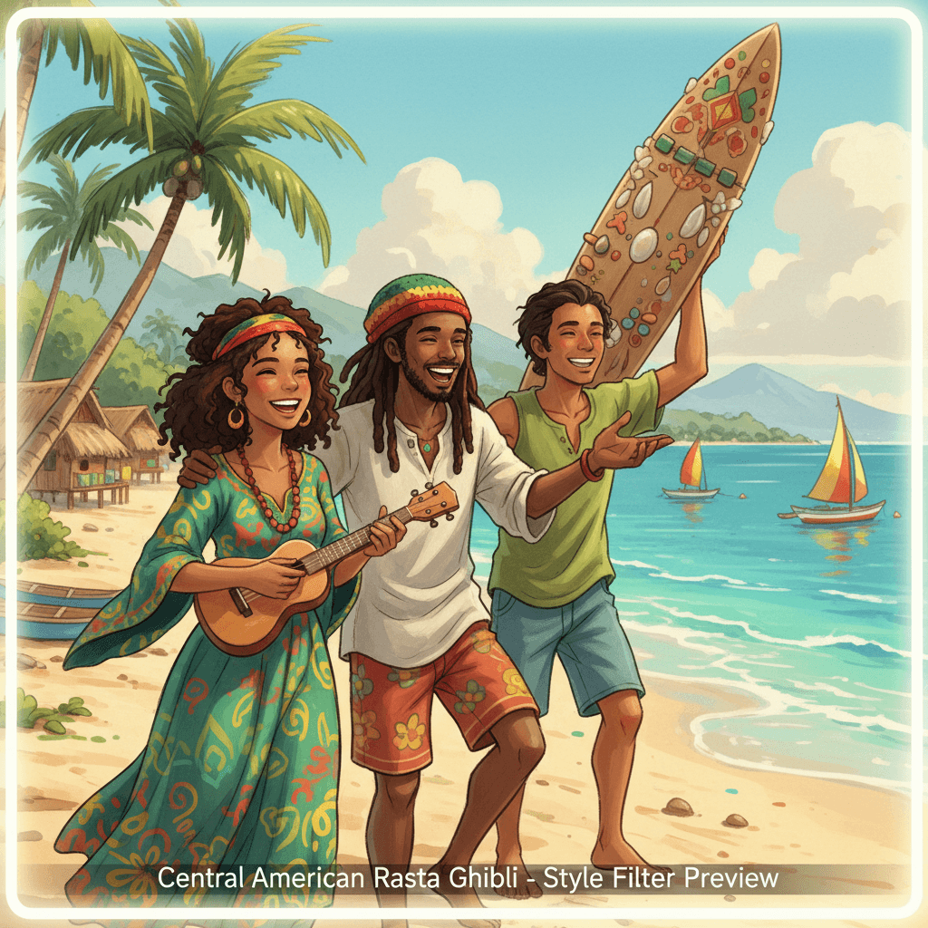 Central American Rasta Ghibli