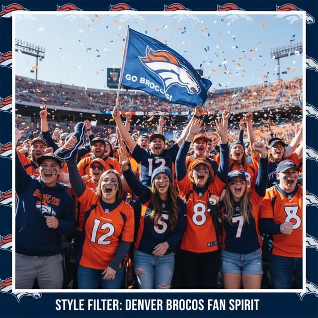 Denver Broncos Fan Spirit