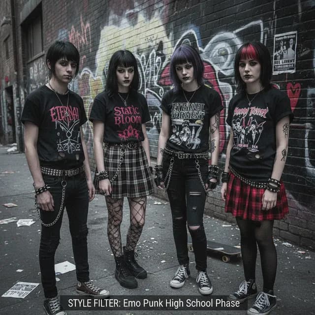 Emo Punk High School Phase